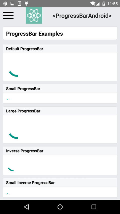 ProgressBar Example