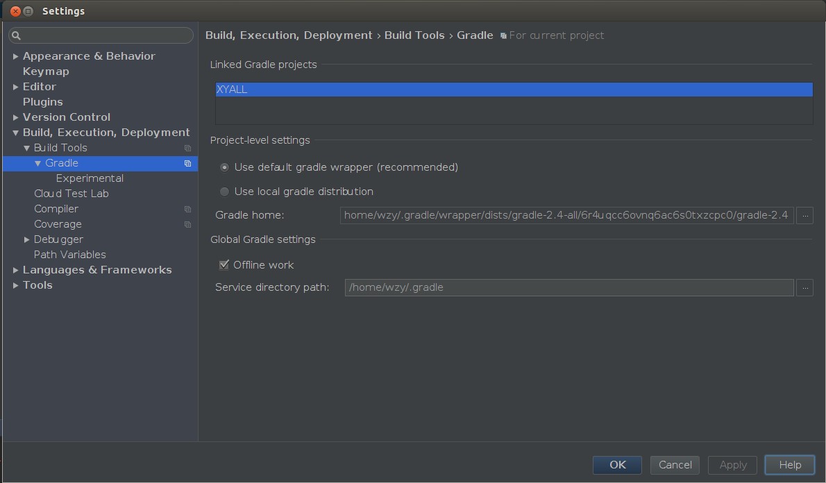 android studio settings