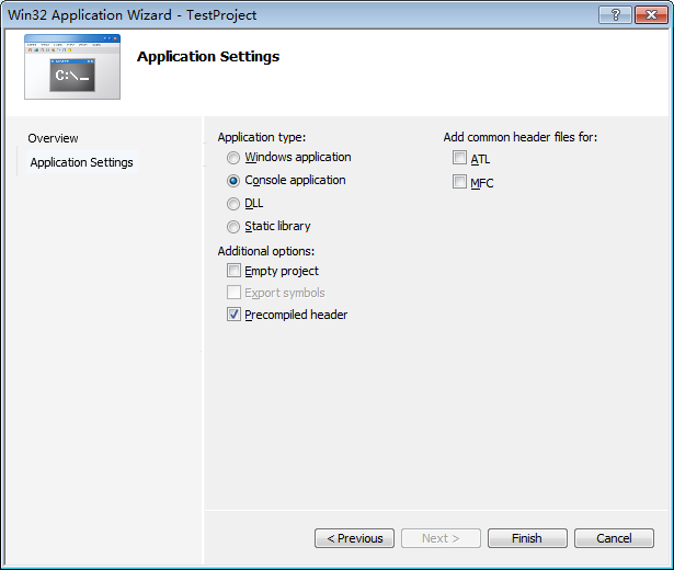 Application Settings