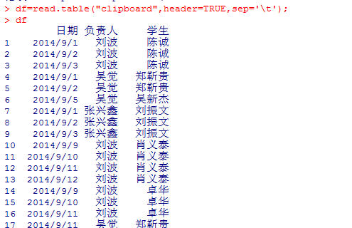 win7上R读取excel过程