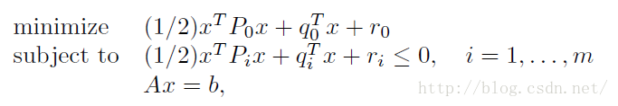 quadratical constraint quadratic programming