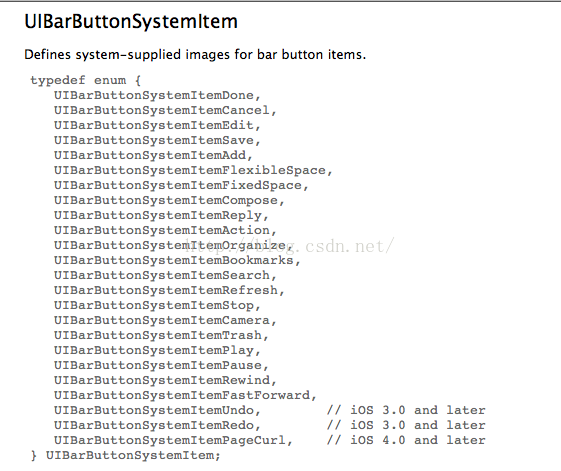 Uibarbuttonitem Alloc Initwithtitle与 Uibarbuttonitem Alloc Initwithbarbuttonsystemitem的区别 不相信奇迹 Csdn博客