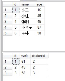 表数据