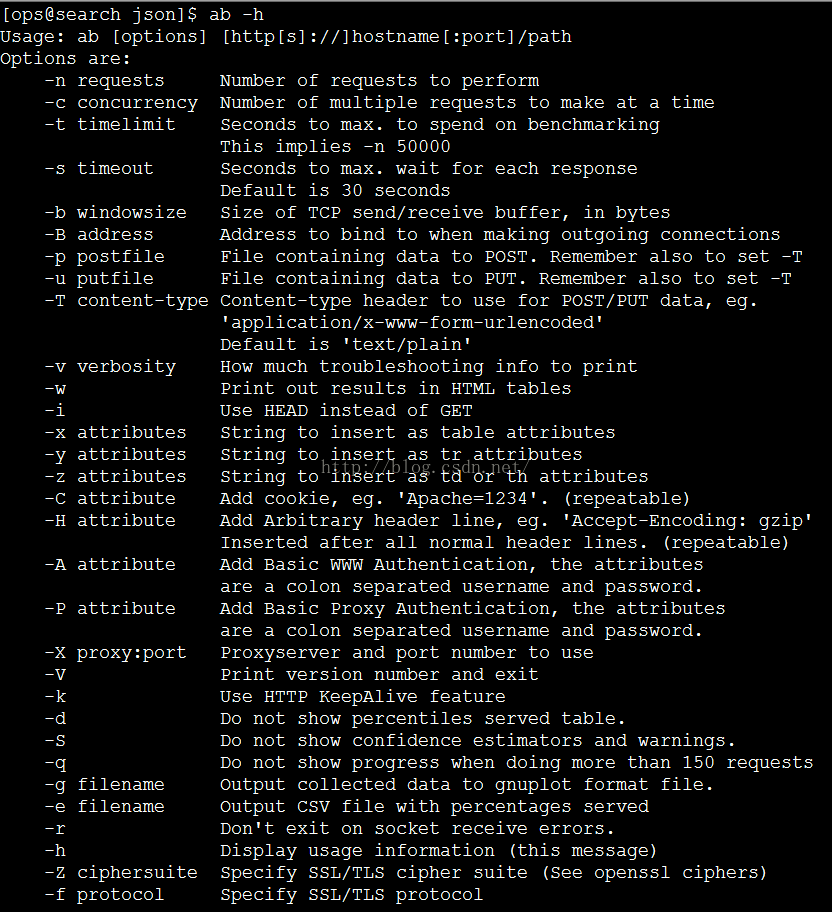 Apache benchmark csdn 