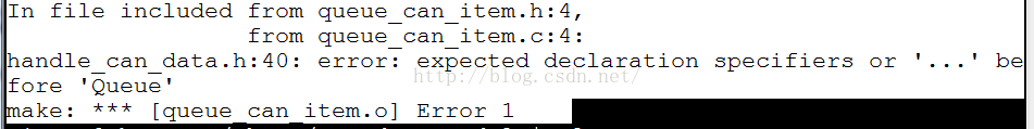 【错误笔记】error: expected declaration specifiers or '...' before XXX