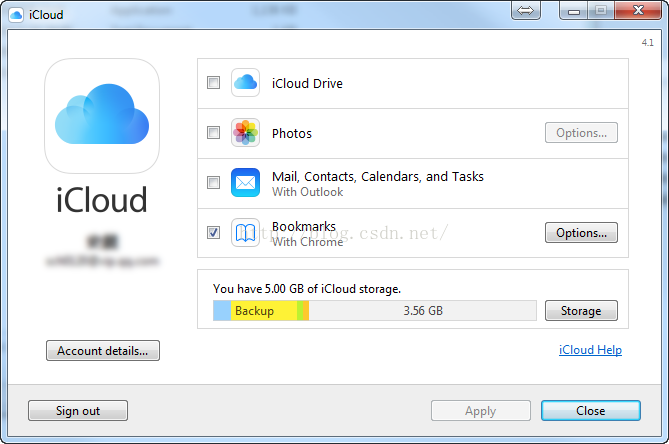 iCloud Windows