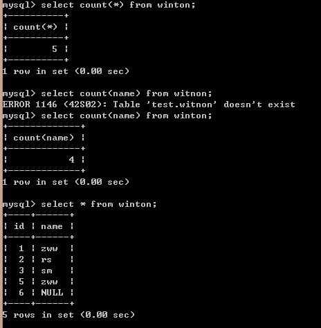 SQL最常用的语句