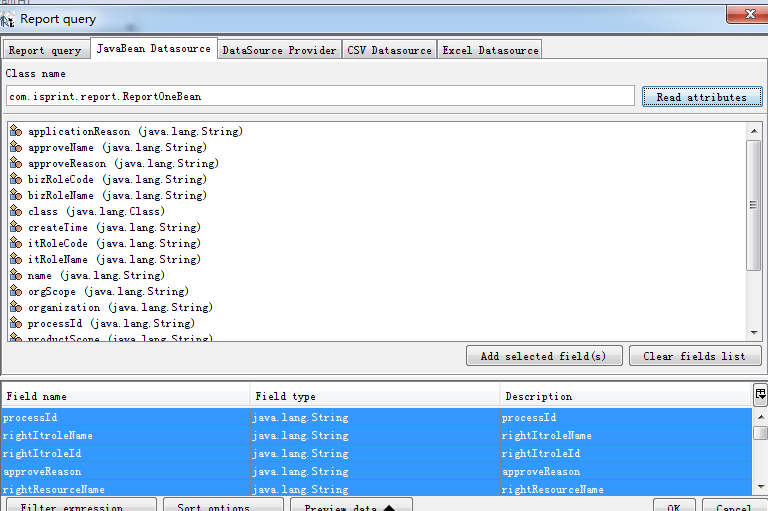 Jasper reports multiple data sources in one report image