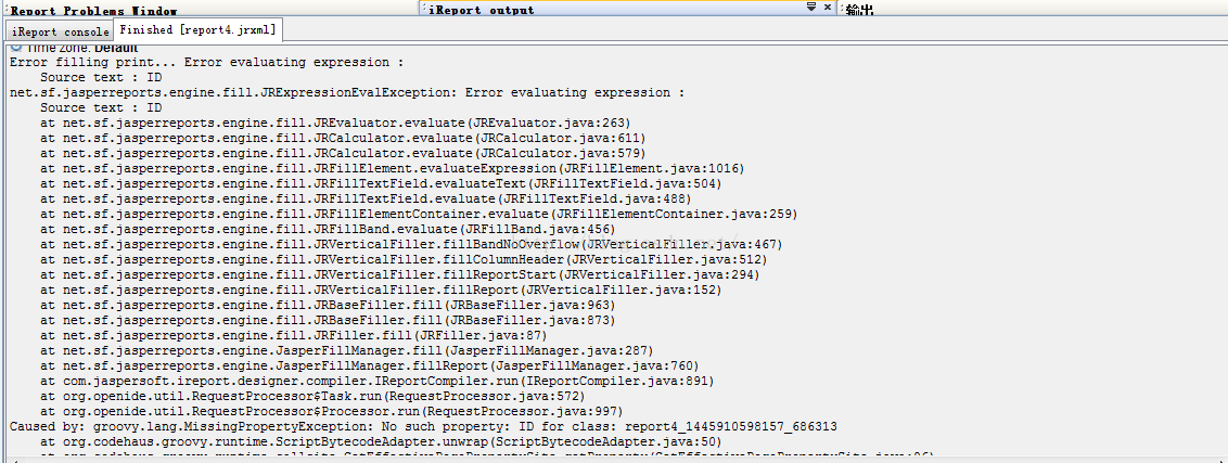Caused by groovy.lang.MissingPropertyException No such