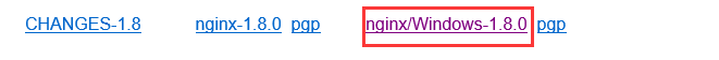 下载nginx for windows 1.8.0