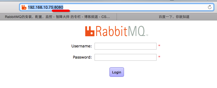 rabbitmq的命令和Web UI管理消息服务器