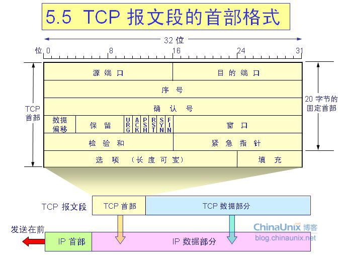 TCP数据报首部