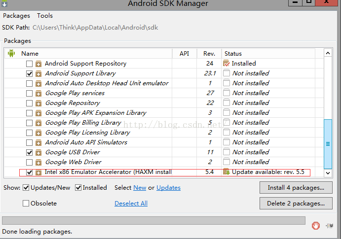 Android之如何解决Android studio运行出现的HAX kernel modules is not installed