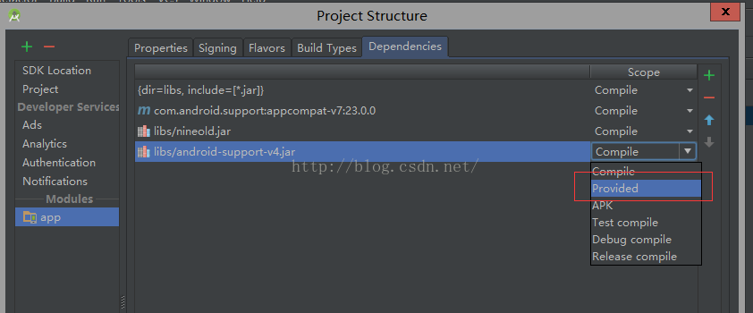 Android之Android studio如何解决Multiple dex files define Landroid/support/a（文件重复引用错误）