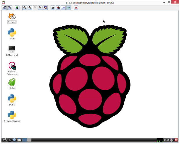 Raspberry Pi's X Desktop