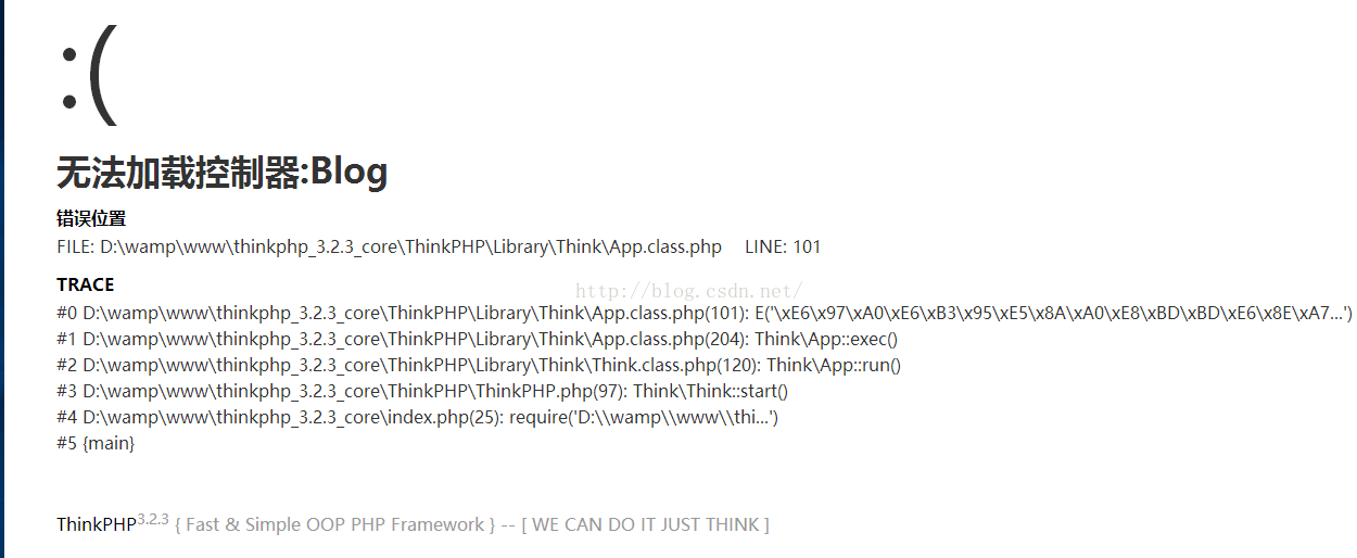 
			
				ThinkPHP框架中解决无法加载控制器的问题—原因之一			