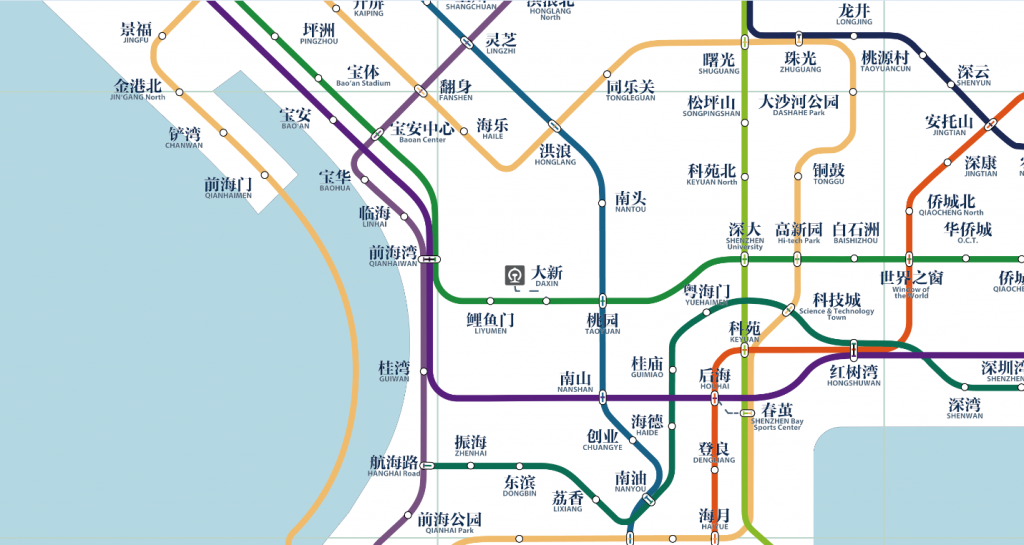 深圳地铁2040年规划图图片