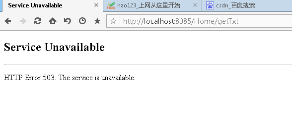 
			
				本地IIS浏览网站出现503错误			