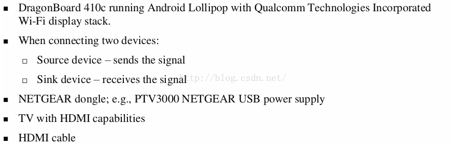 浅谈DragonBoard 410c的Miracast无线同屏技术
