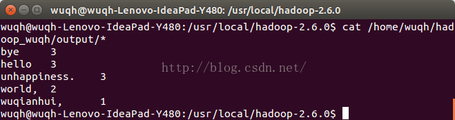 spark学习1——配置hadoop 单机模式并运行WordCount实例（ubuntu14.04  hadoop 2.6.0）