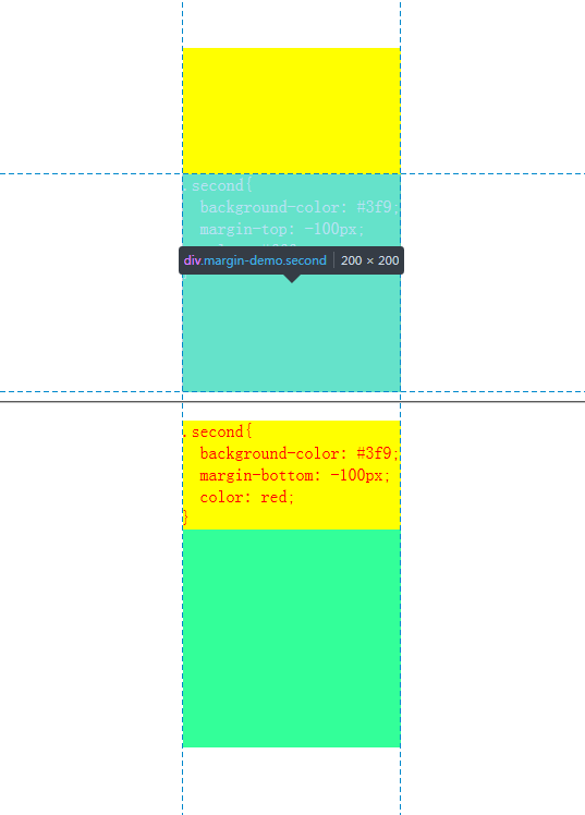 firebug margin-top