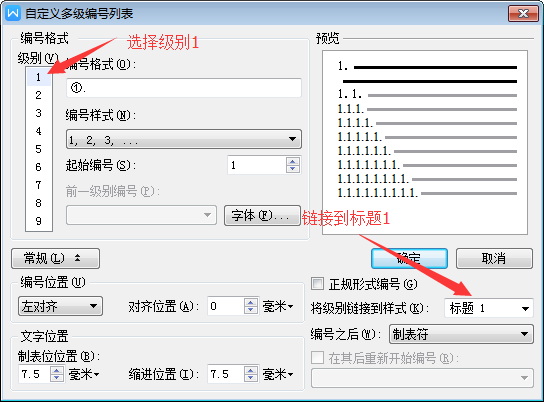 先配置级别1