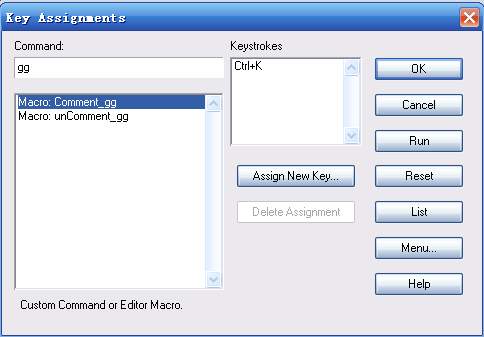 Key Assignments