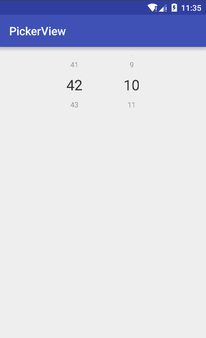 Android PickerView的实现