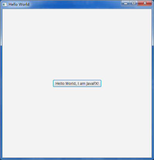 Hello JavaFX