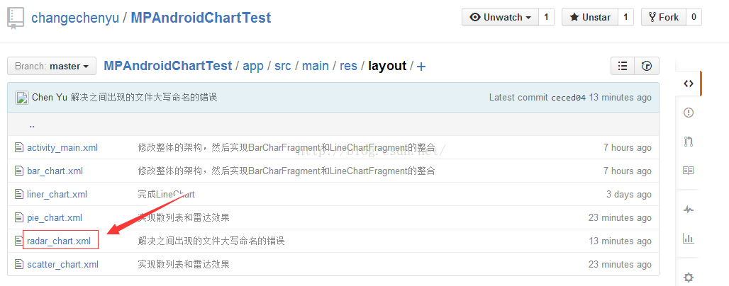 Git之如何解决Error:pathspec ‘/layout/radar_chart.xml‘ did not match any file(s) known to