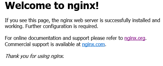 nginx1.9.7 welcome