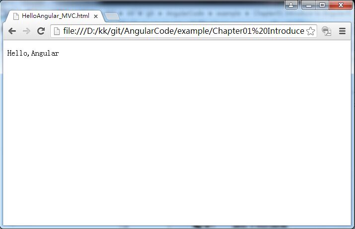 AngularJS HelloAngular