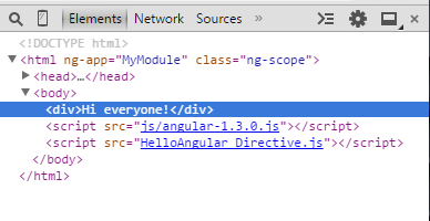 AngularJS directive_hello