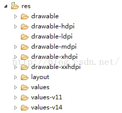 invalid resource directory name 无效的资源目录名