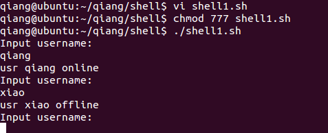 Linux 下shell编程