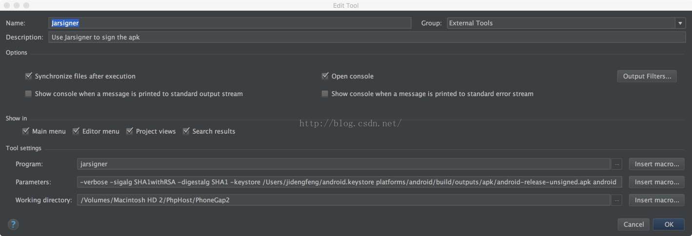 在Mac平台下搭建WebStorm+PhoneGap/Cordova开发App应用
