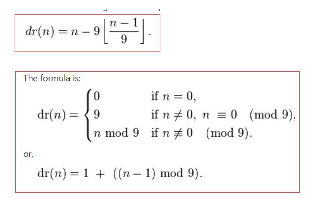 LeetCode 258 Add Digits（数字相加，数字根）