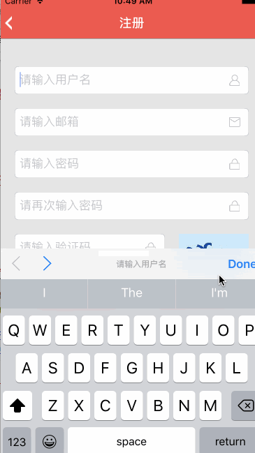 iOS键盘隐藏，下一个textField，键盘控制第三方好用框架IQKeyboardManager
