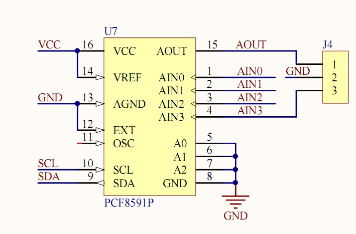 单片机笔记AD转换之PCF8591「建议收藏」