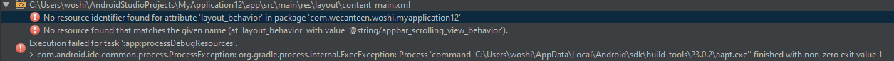 ~\sdk\build-tools\22.0.1\aapt.exe finished with non-zero exit value 1
