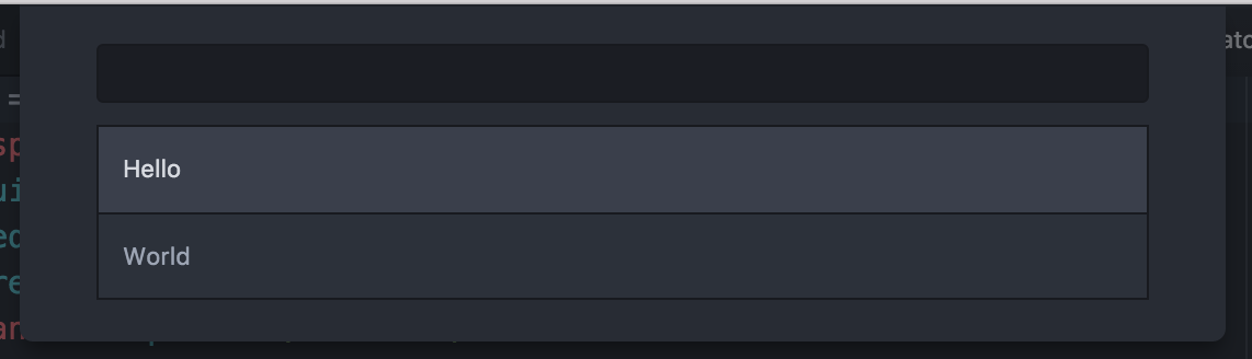 SelectListView