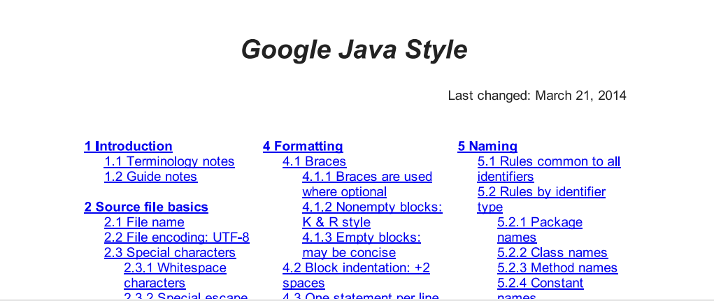Google-Java-Code-Style