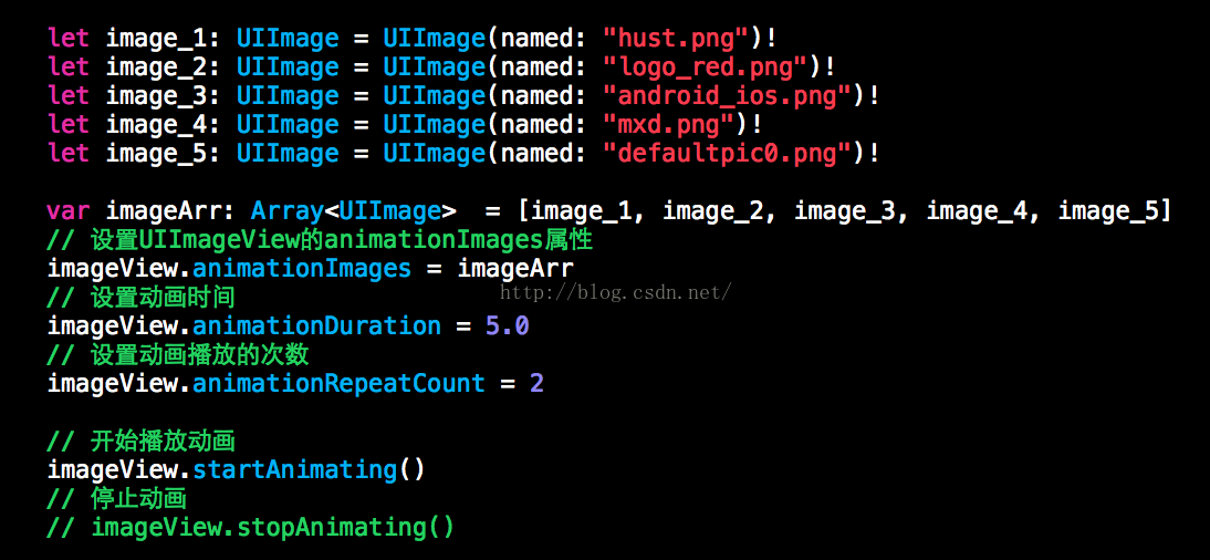 Swift开发IOS－UIImageView