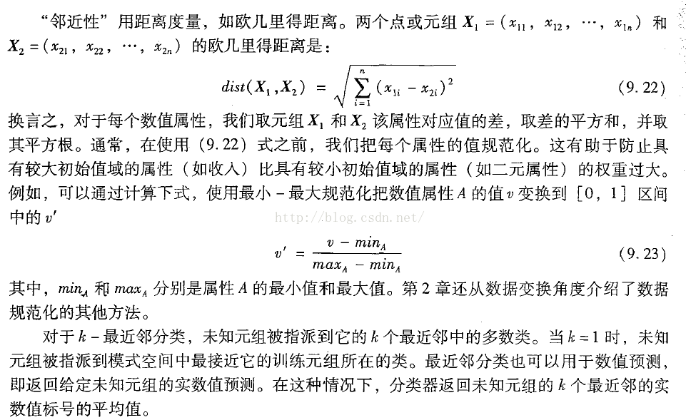 knn算法的介绍