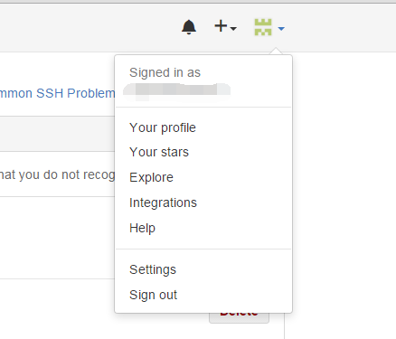 这里是添加SSH,点击your profile