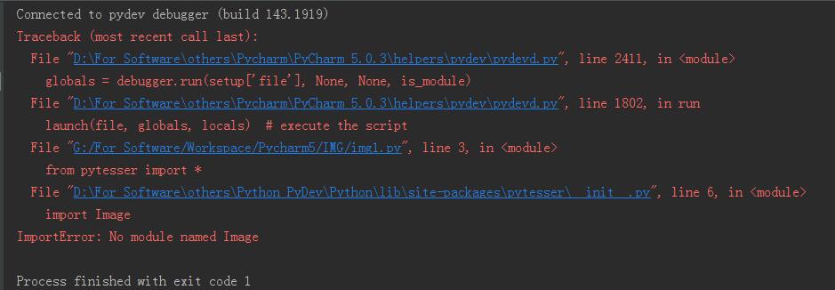 pytesser ImportError: No module named Image