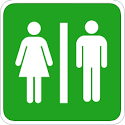 男女廁所門上的圖形