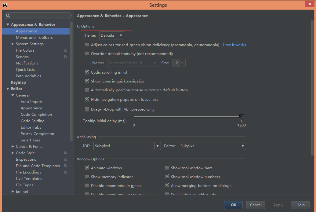 webstorm：修改为黑色背景好看的webstorm主题_master_yao的博客-CSDN 