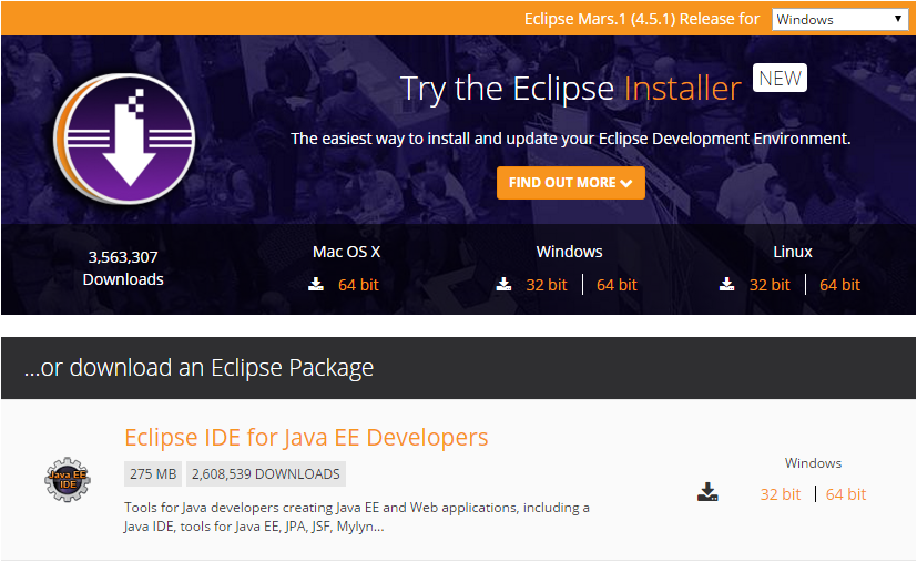 Eclipse packages