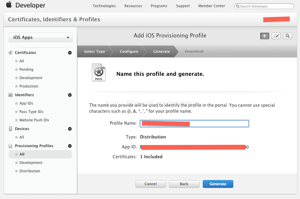 iOS 常用证书，appID,Provisioning Profiles制作及步骤